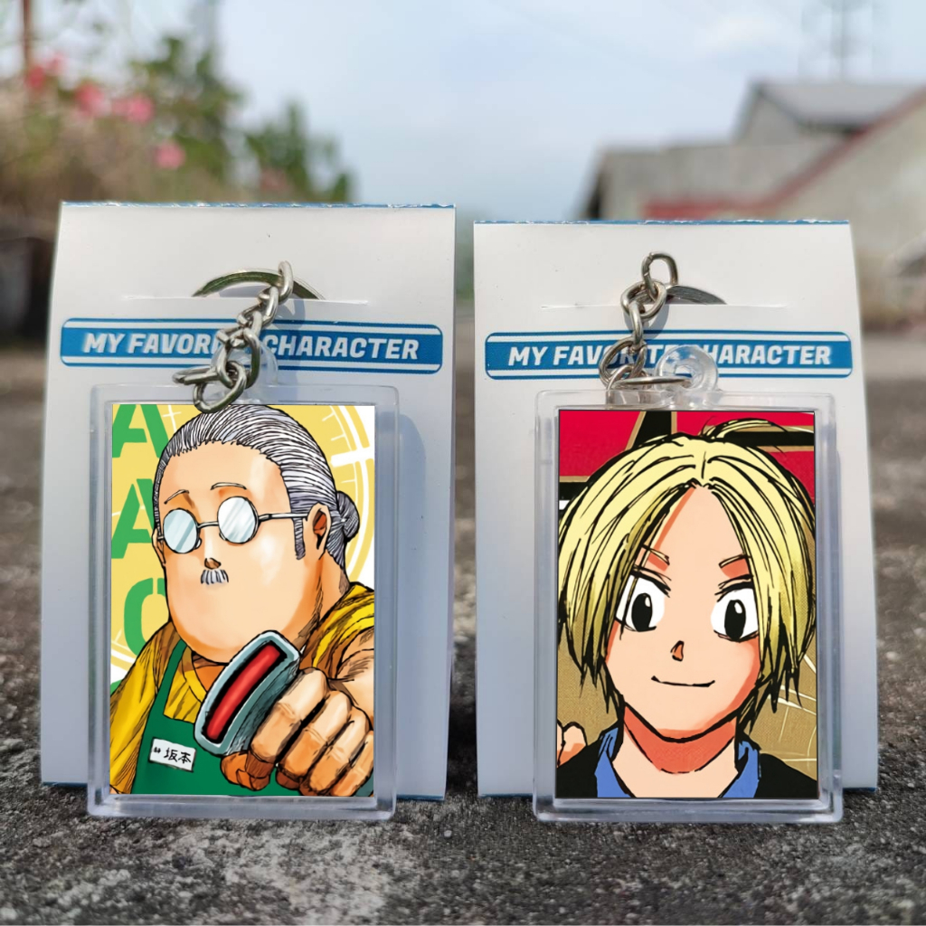 GANTUNGAN Sakamoto Days อะนิเมะพวงกุญแจ - อะนิเมะ Ganci - พวงกุญแจ - Sakamoto - Asakura - Ngumo - Os