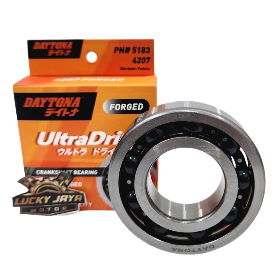 BEARING KRUK AS 6207 CRANKSHAFT BEARING Forged C3 Hi-Speed Bearing Kruk As DAYTONA (5183)