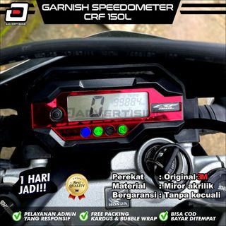 Cover Garnish Speedometer CRF 150 Variasi Akrilik Miror-COVER SPEEDOMETER VARIASI