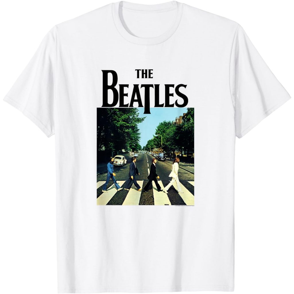 เสื้อยืดผู้ใหญ่ The Beatles Crossing Abbey Road เสื้อยืด