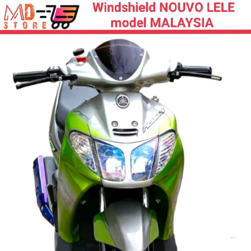 Visor Nouvo lele รุ่นมาเลเซีย กระจกบังลม NOUVO LELE รุ่น MALAYSIA