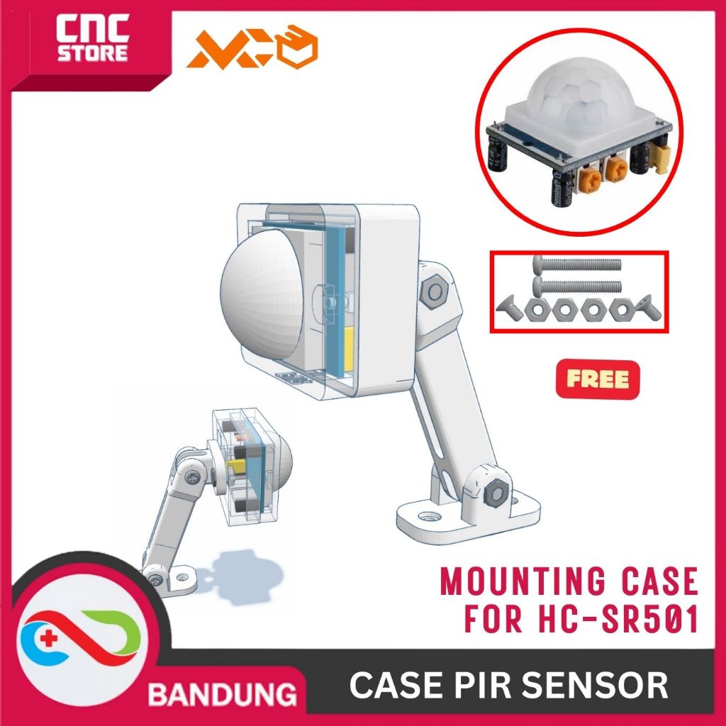 PIR Sensor Case HC-SR501 Motion Sensor Box Housing PIR Sensor Bracket PIR Sensor HCSR501 ปลอกเท่านั้