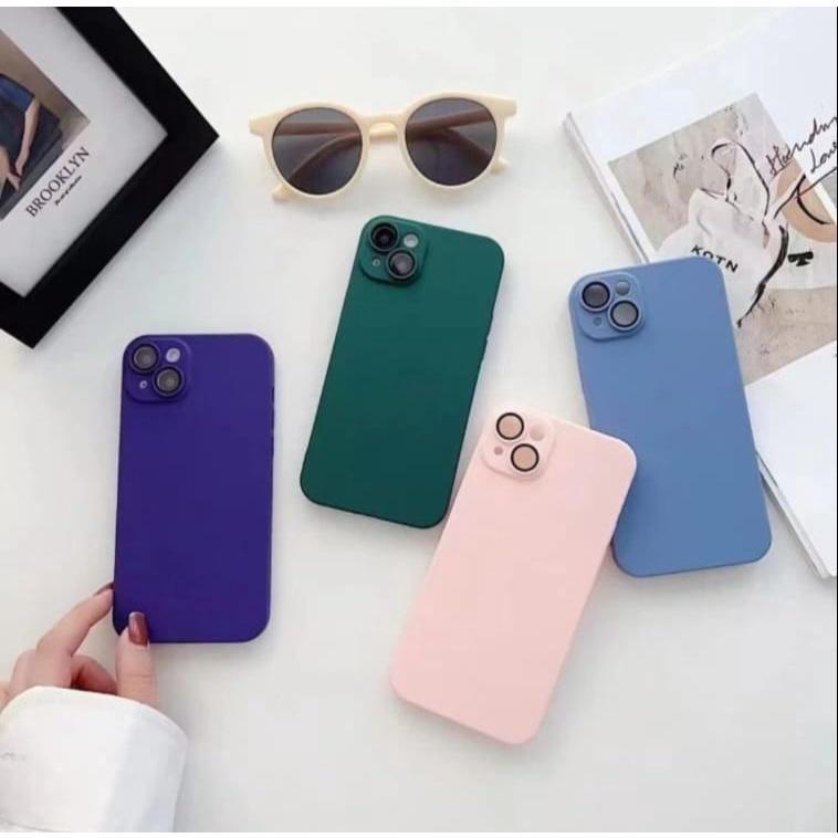 SILICON กรณี CANDY LENSPRO SOFTCASE MACAROON XIAOMI REDMI 5 6 7 9 9A 12C 10 5G 10C หมายเหตุ 10 PRO N