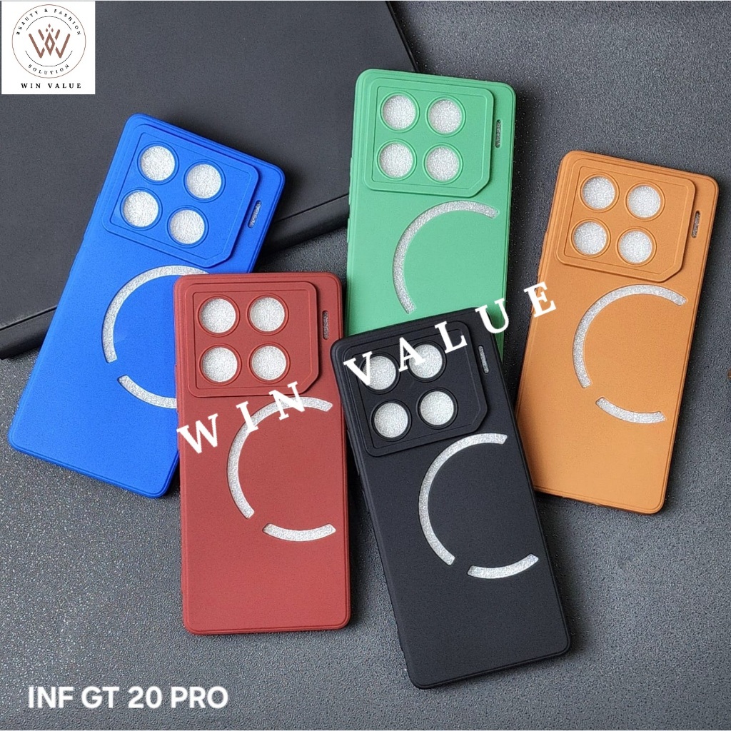 Infinix GT 20 Pro Case Pro Camera Softcase Black Matte Case Infinix GT 20 Pro