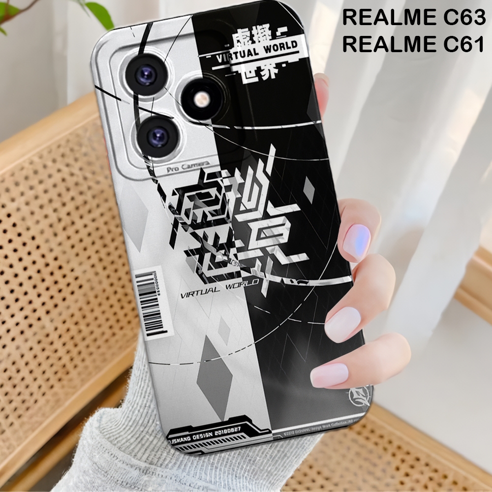 Softcase Procamera Case Realme C63 C61 2024 ล่าสุดRealme C63 C61 โทรศัพท์มือถือกรณีโทรศัพท์มือถือป้อ