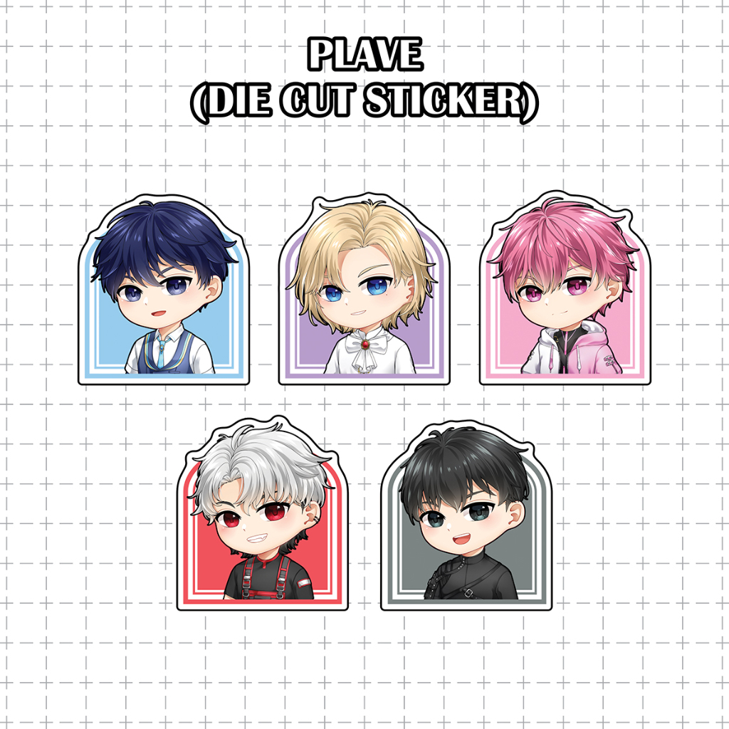 สติ๊กเกอร์ PLAVE Die Cut (series 1)