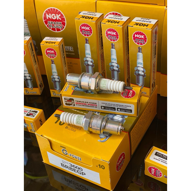 NGK G POWER BR8EGP SPARK PLUG นินจา R SS RR