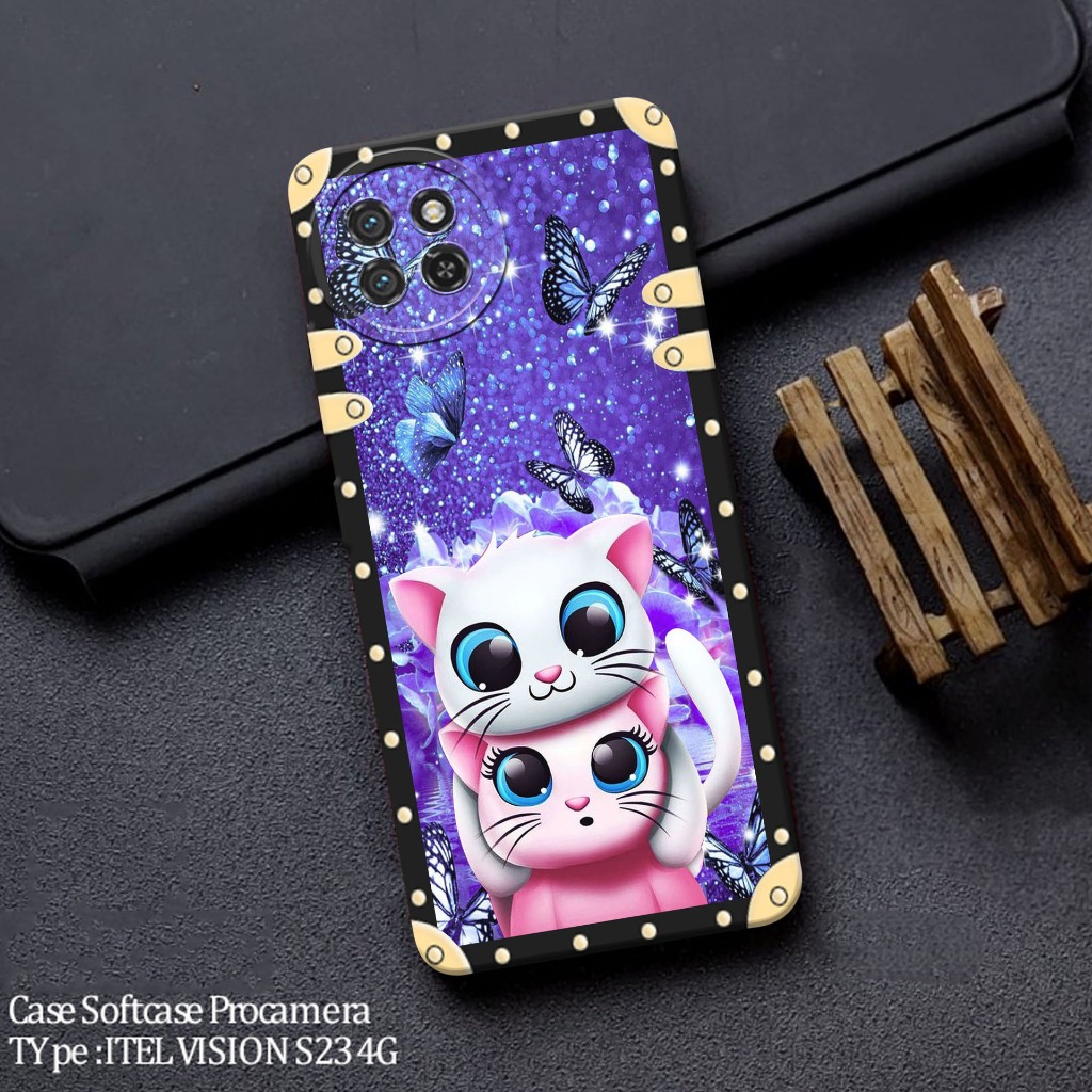 เคสโทรศัพท์ HP ล่าสุด Itel S23 - เคสโทรศัพท์แฟชั่น Cat - เคสโทรศัพท์ Itel S23 - เคสนิ่มโทรศัพท์ Itel