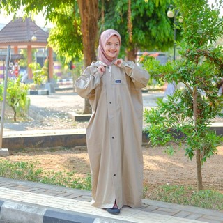 Jas Hujan RAINCOAT Azzllu Original Stelan Gamis Jubah Pria dan Wanita Dewasa Bahan Pvc  TEBAL DAN ELASTIS ANTI REMBES