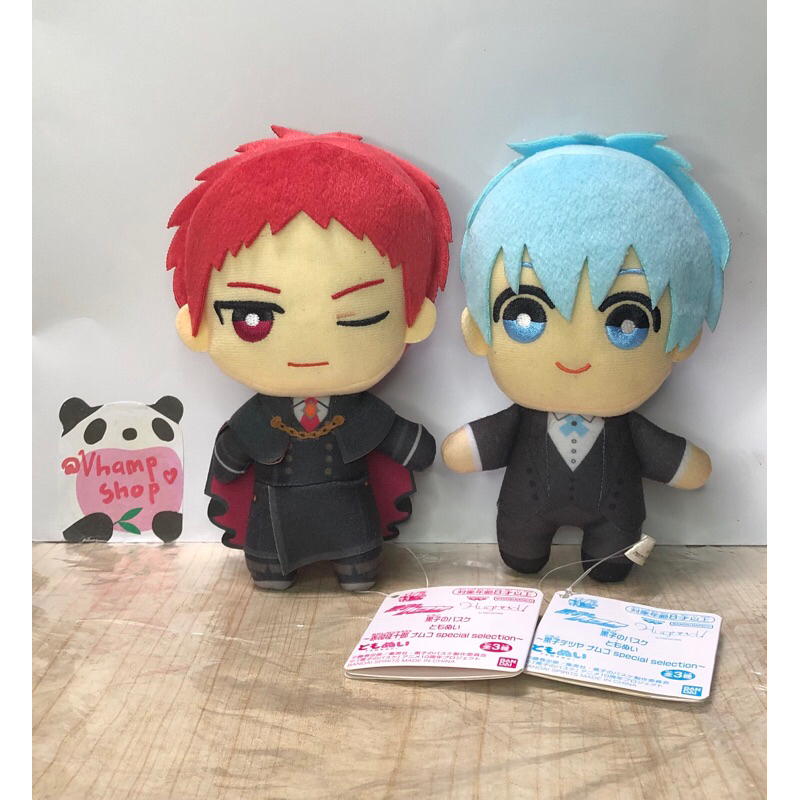 Kuroko No ตะกร้า Tomonui Akashi Seijuro & Kuroko เครื่องแต่งกายพิเศษ Kurobas Plush Banpresto อะนิเมะ