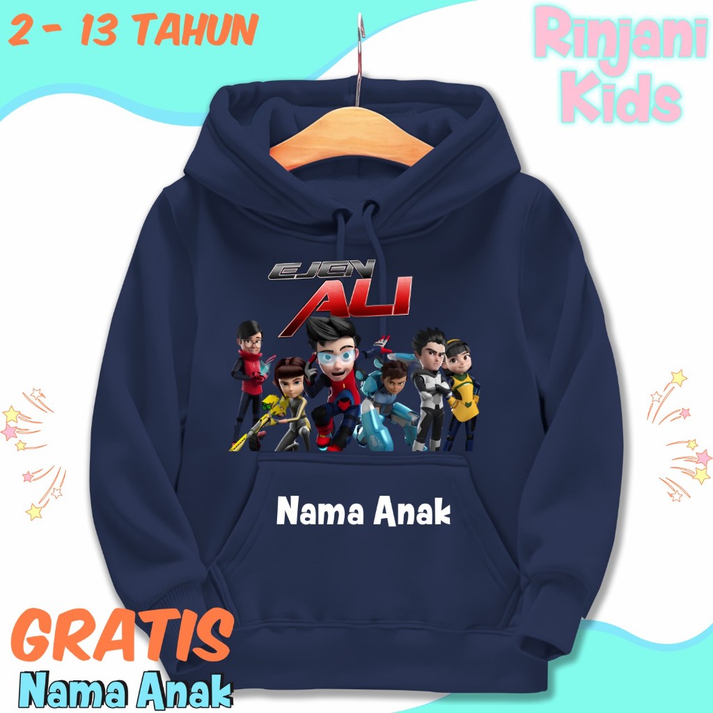 EJEN ALI CHILDRENS HOODIE FREE CHILDS NAME - EJEN ALI CHILDRENS SWETER JACKET