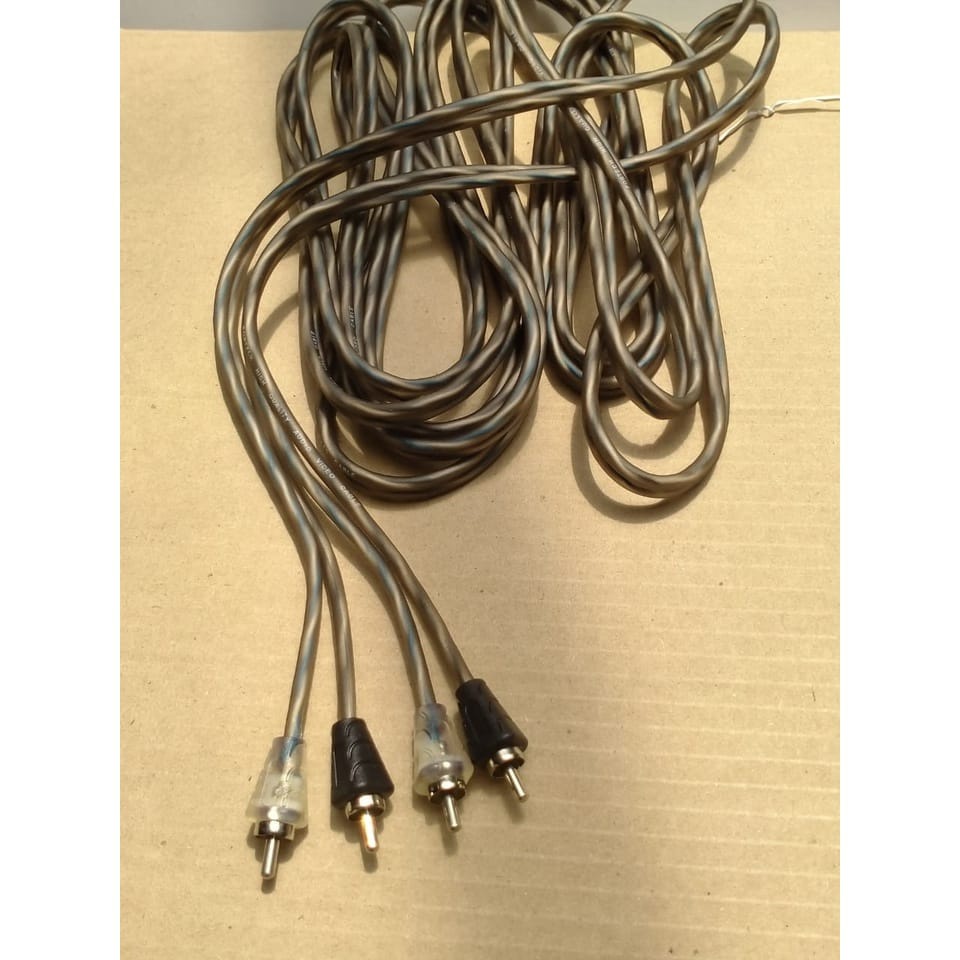 รถ rca Audio Jack HOLLYWOOD rca Cable 5 เมตร - 3 เมตร - 2 เมตร - 1 เมตร/สาย rca รถยนต์