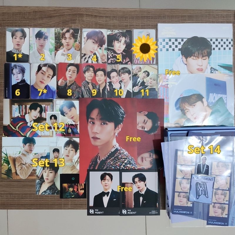 [MONSTA X] โปสการ์ดพีซีโฟโต้การ์ดอย่างเป็นทางการ Shownu Minhyuk Kihyun Hyungwon Jooheon Changkyun