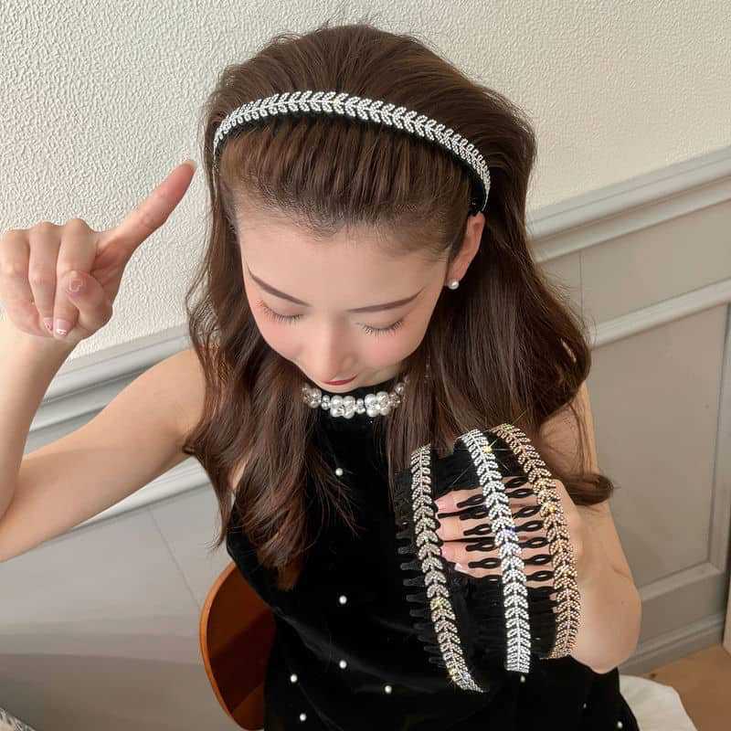 Caliloops ที่คาดผมหวีฟันแบบยืดหยุ่นสําหรับผู้หญิงสไตล์เกาหลี Kayden