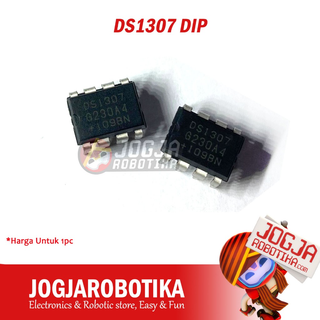 IC DS1307 DS 1307 DIP-8 SERIAL I2C RTC REAL TIME CLOCK IC