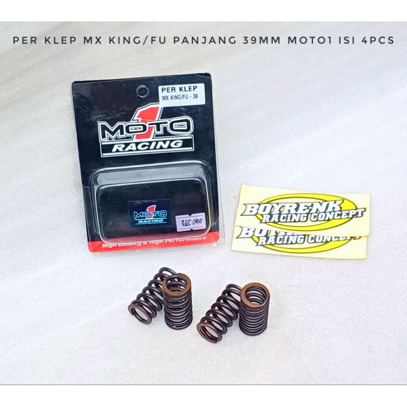 SATRIA FU 150 / MX KING RACING VALVE SPRING 39 MM และ 43MM LENGTH MOTO 1-BOYRENK