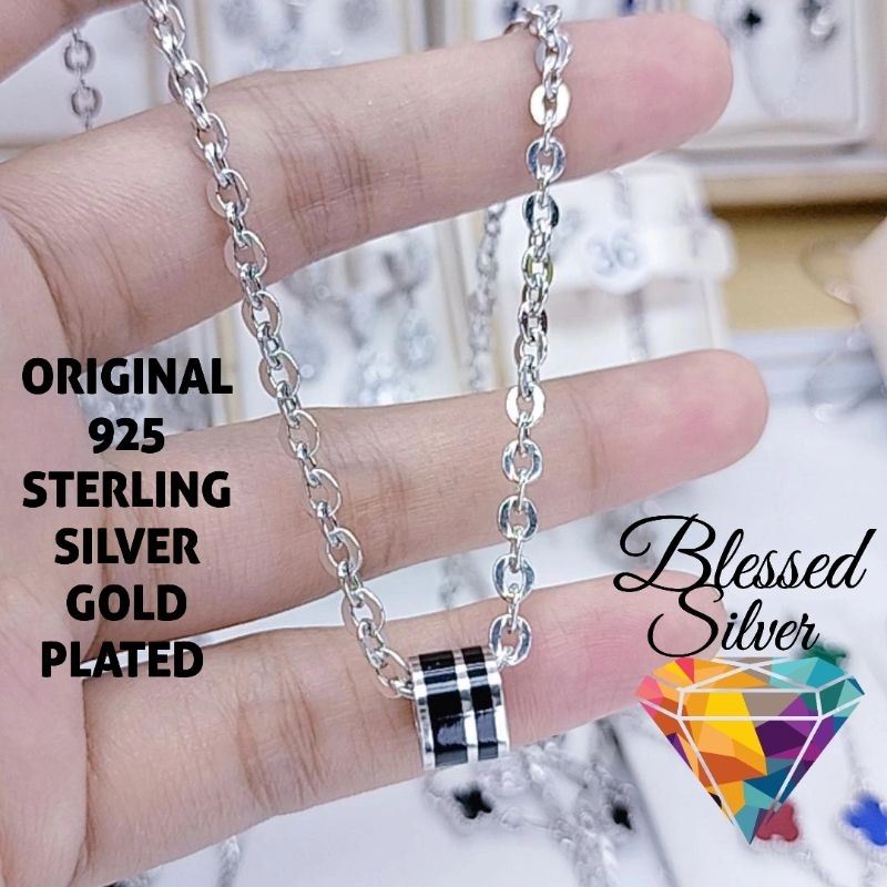 เท่านั้น FRENSY สร้อยคอ 45 ซม.ของแท้ 925 GOLD PLATED FRENSY สร้อยคอ Jsi740