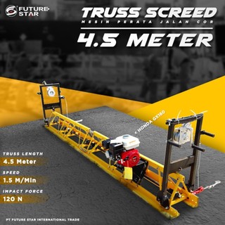 Mesin Perata Beton Concrete Truss Screed 6 Meter Honda GX 160