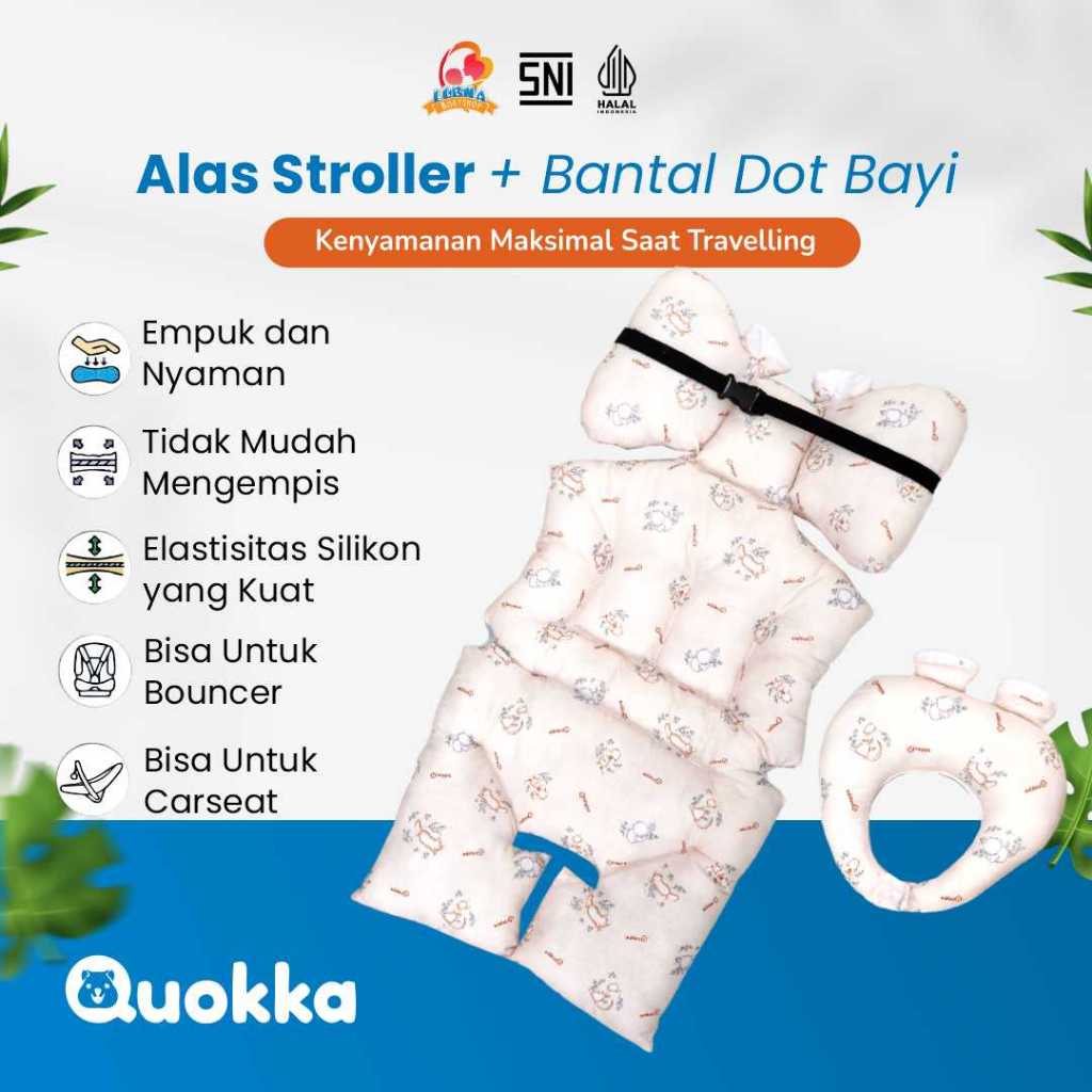 Quoa Style Troller Careat Bouncer Baby Pacifier Pillow By Cuddleme