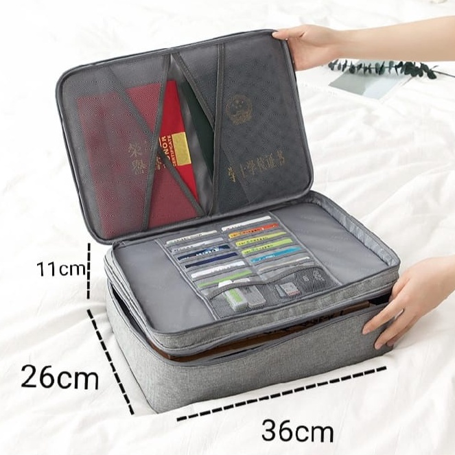 SALEE Mega1688 กันน้ํา LOCKIT กระเป๋าเอกสาร 3 หมายเลขล็อคกระเป๋าเอกสาร 3 หลักล็อคความปลอดภัย MG848