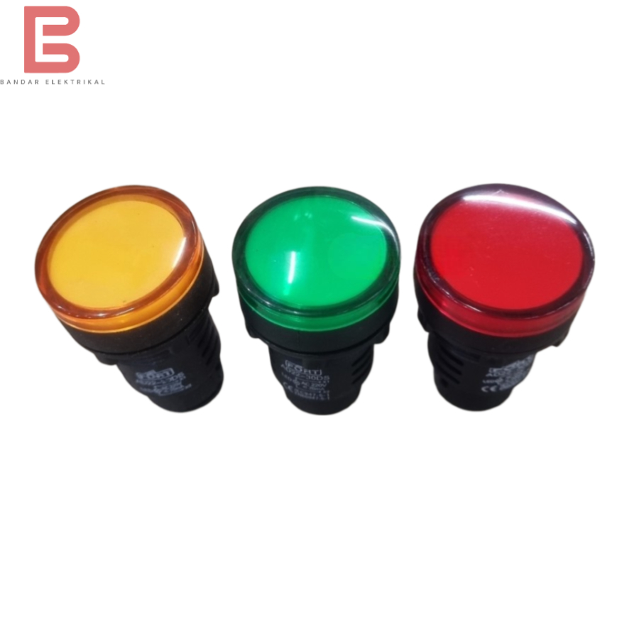 Hijau MERAH Pilot Lamp 30MM Fort Red, Yellow, Green