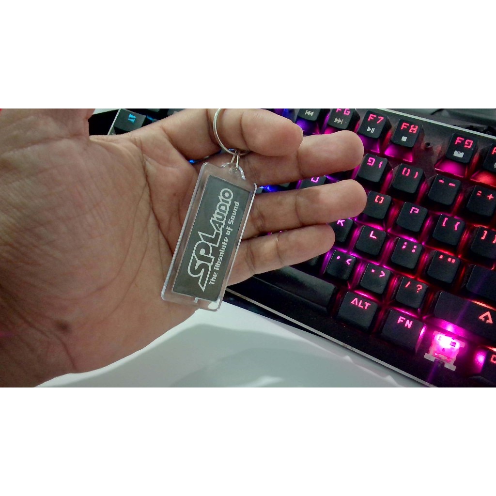 GANTUNGAN SPL AUDIO LOGO KEYCHAIN SPL พวงกุญแจแบรนด์โลโก้เสียง