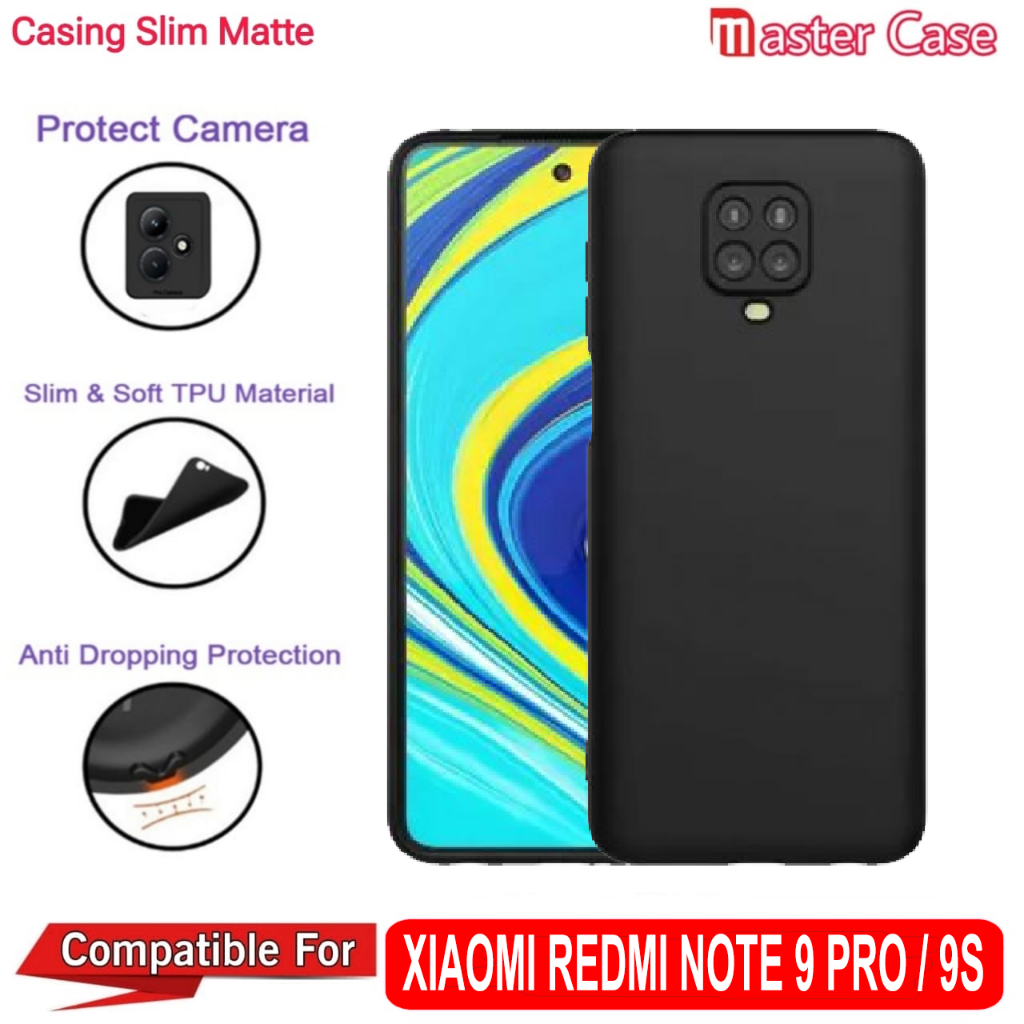 XIAOMI REDMI NOTE 9 PRO 9S Slim Matte Softcase เคสป้องกันกล้อง