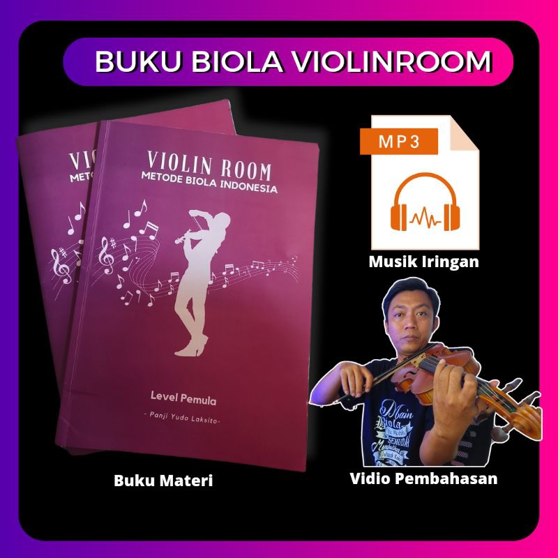 หนังสือ BIOLA VIOLINROOM (BIOLA INDONESIA METHODS)