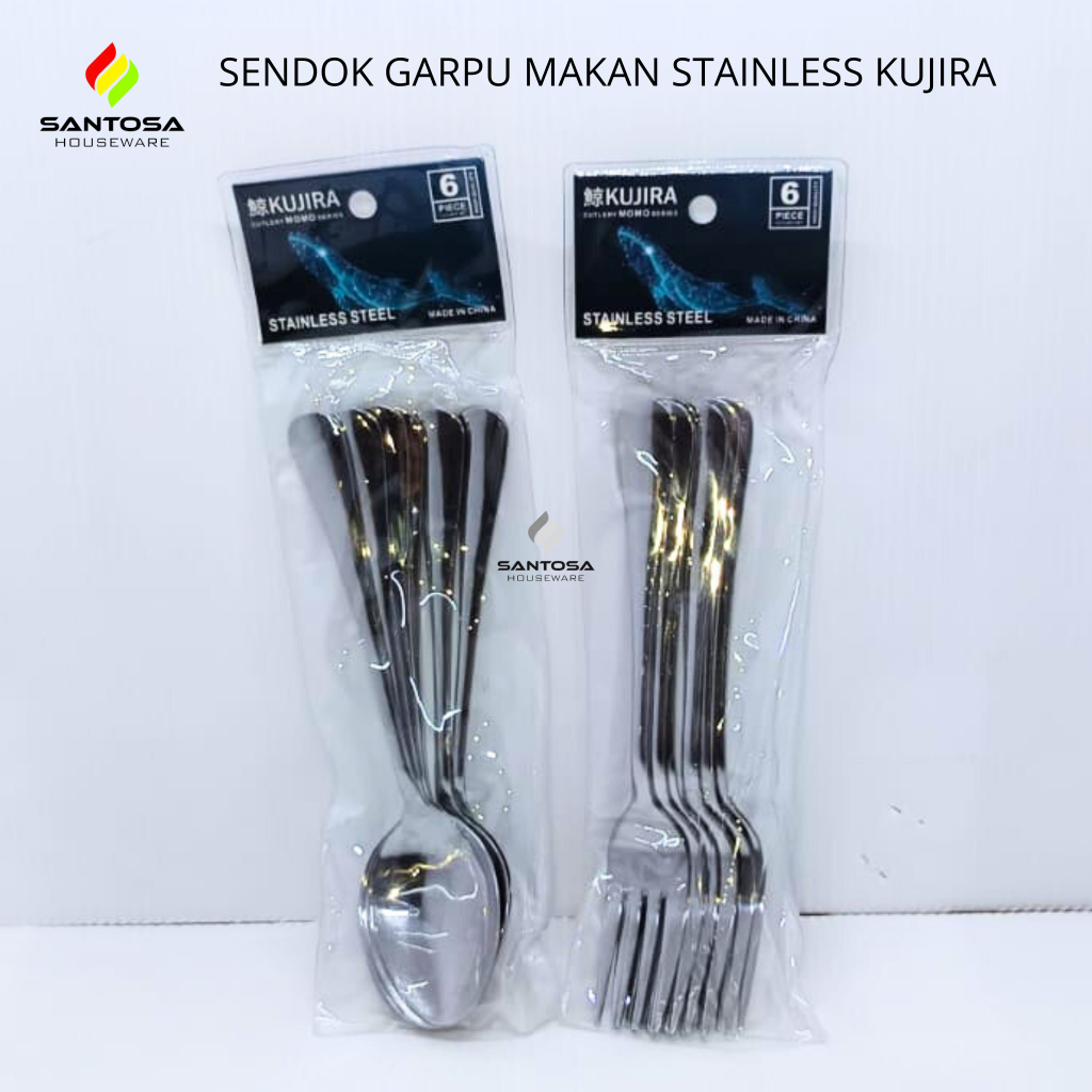 ช้อนส้อมทานอาหารสแตนเลส Kujira