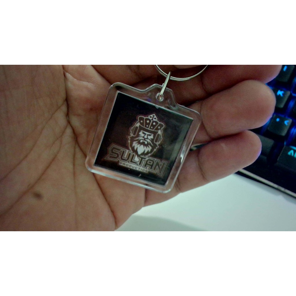 GANTUNGAN SULTAN PRODUCTION LOGO KEYCHAIN AUDIO LOGO SOUND SYSTEM KEYCHAIN