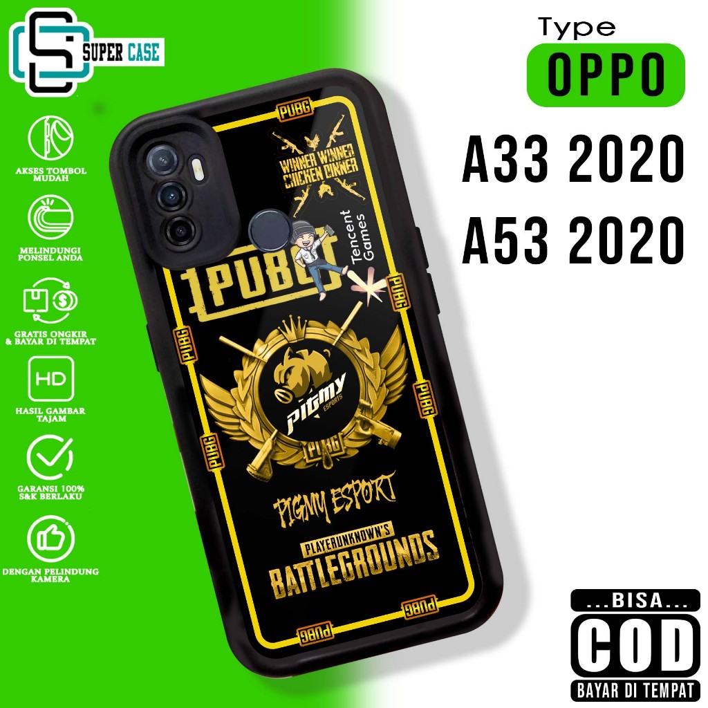 OPPO A53 2020 A33 2020 SuperCase Motif Case [PUB] ล่าสุด Casing Softcase Hardcase กระจกมัน