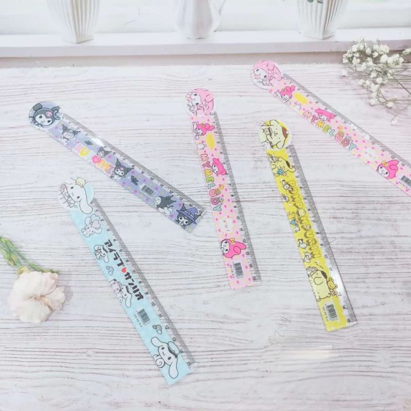 SANRIO CHARACTER RULER/15CM RULER/CUTE RULER/LINER