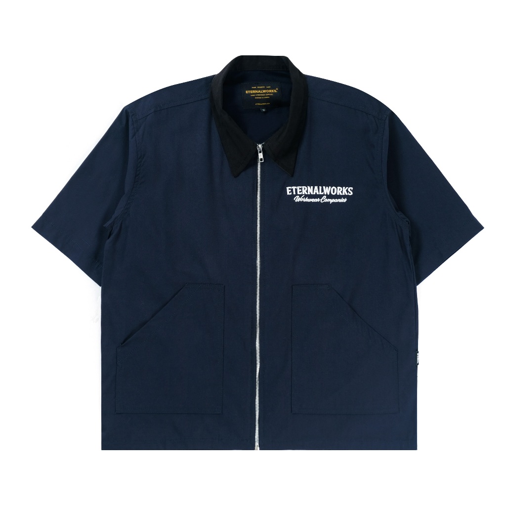 ETERNALWORKS - Homeland Navy Zipper Workshirt