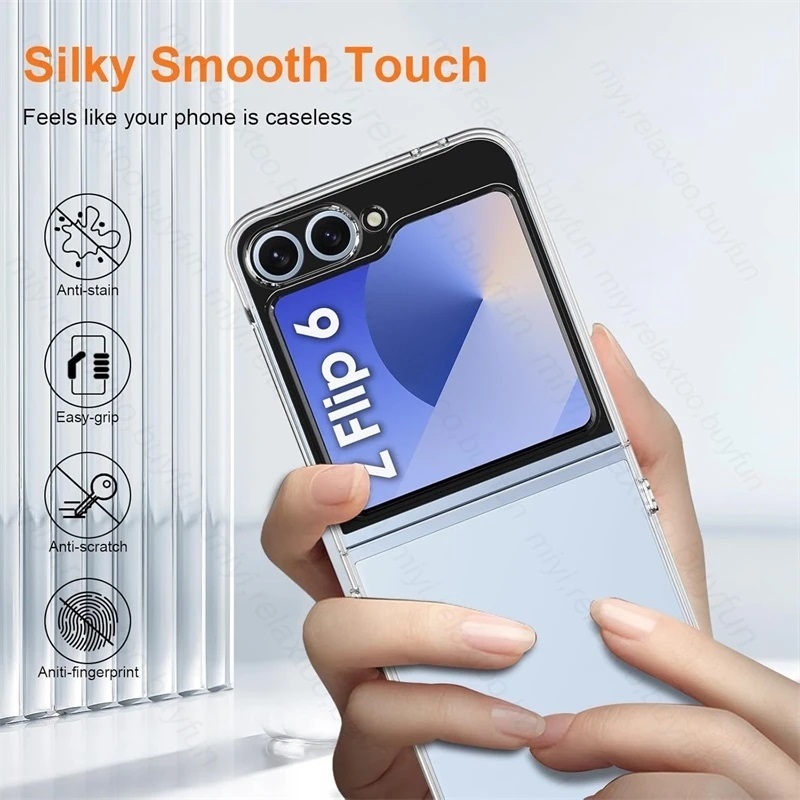 Samsung Z Flip 6 5G Case Softcase PREMIUM CRYSTAL CLEAR Case Casing Hp Samsung Z Flip 6 5G