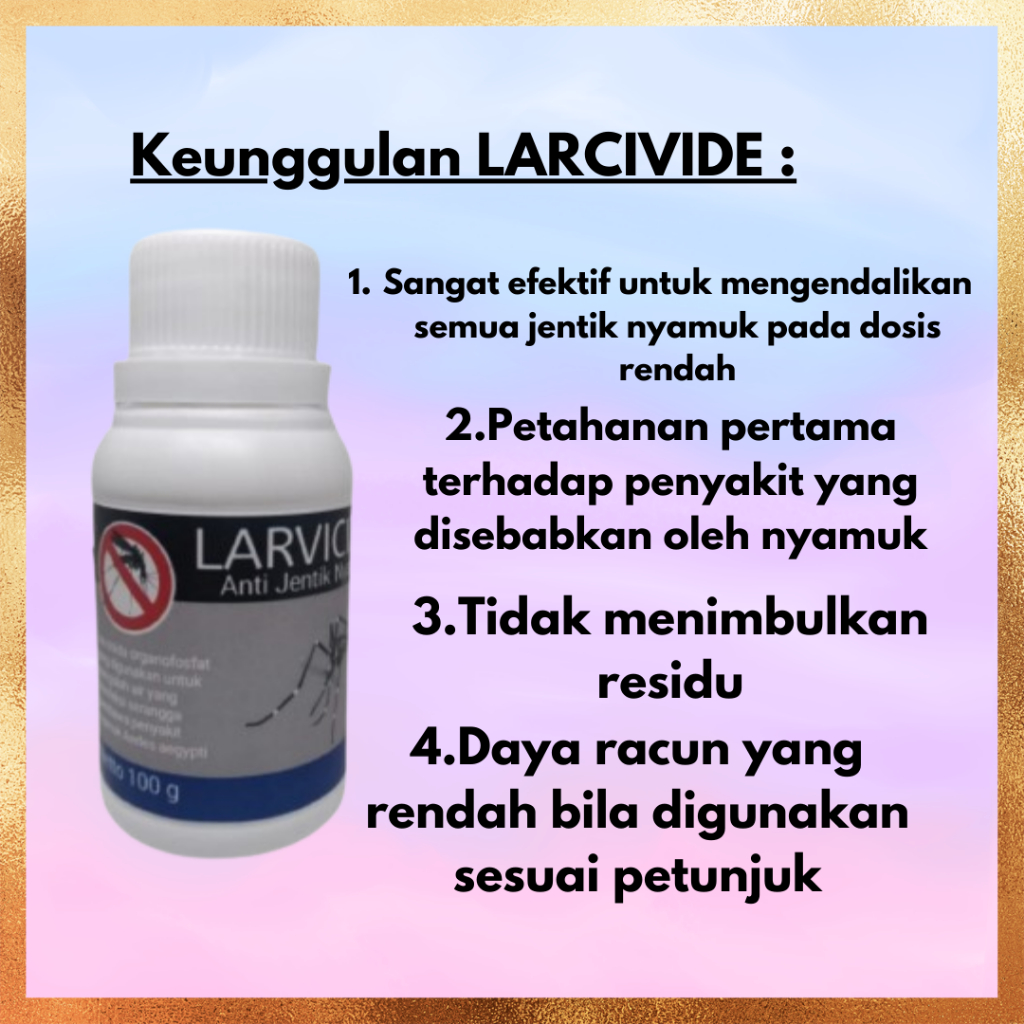 Larvicide Original Dengue Fever ผงไล่ยุงตัวอ่อน