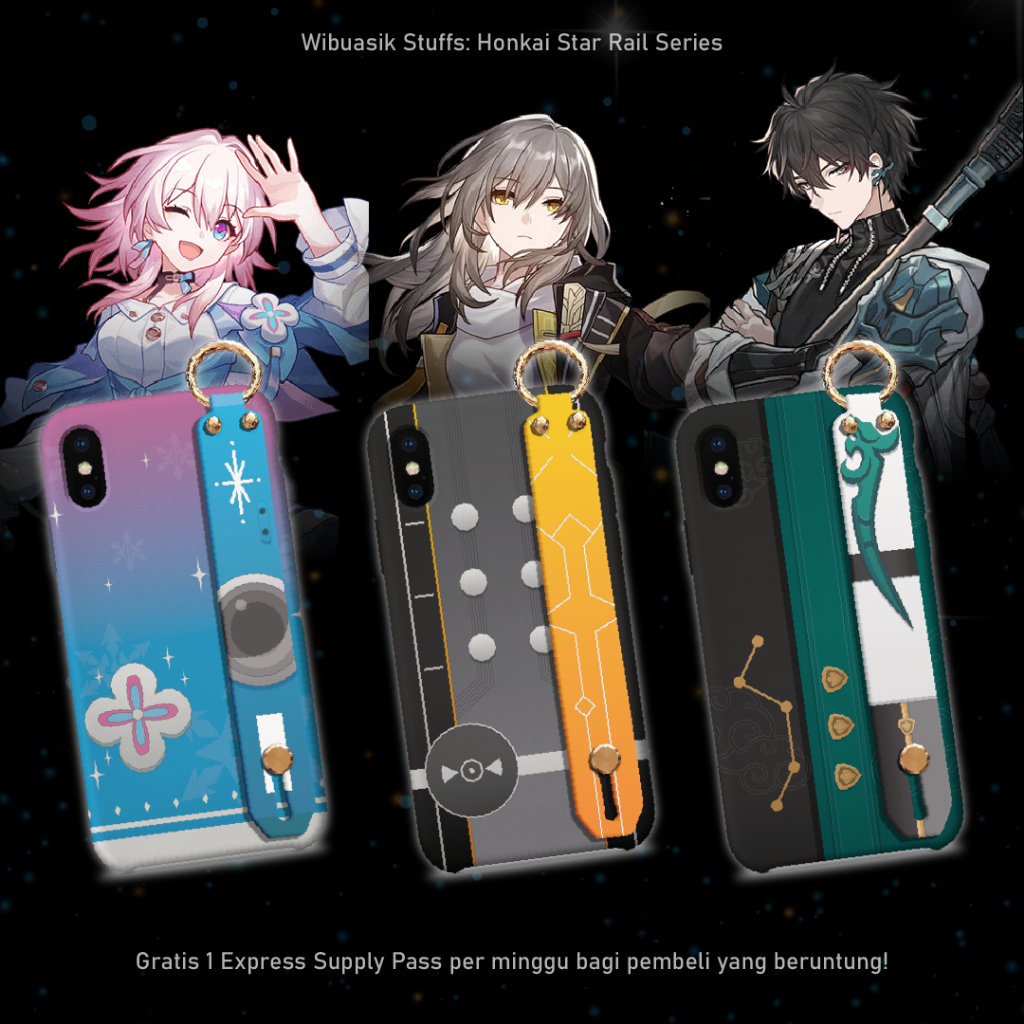 เคส Honkai Star Rail Astral Express The Nameless Series - เคสพรีเมี่ยม - เคสอนิเมะ CUSTOME