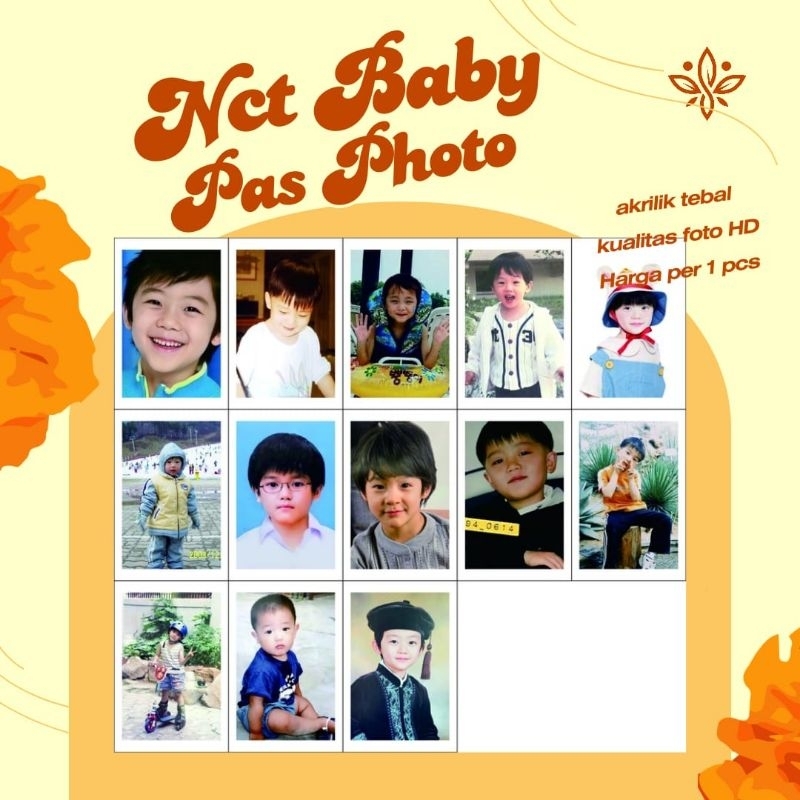 SAYGIFT - NCT BABY ID PHOTO SET | NCT 127 | NCT ฝัน | WAYV
