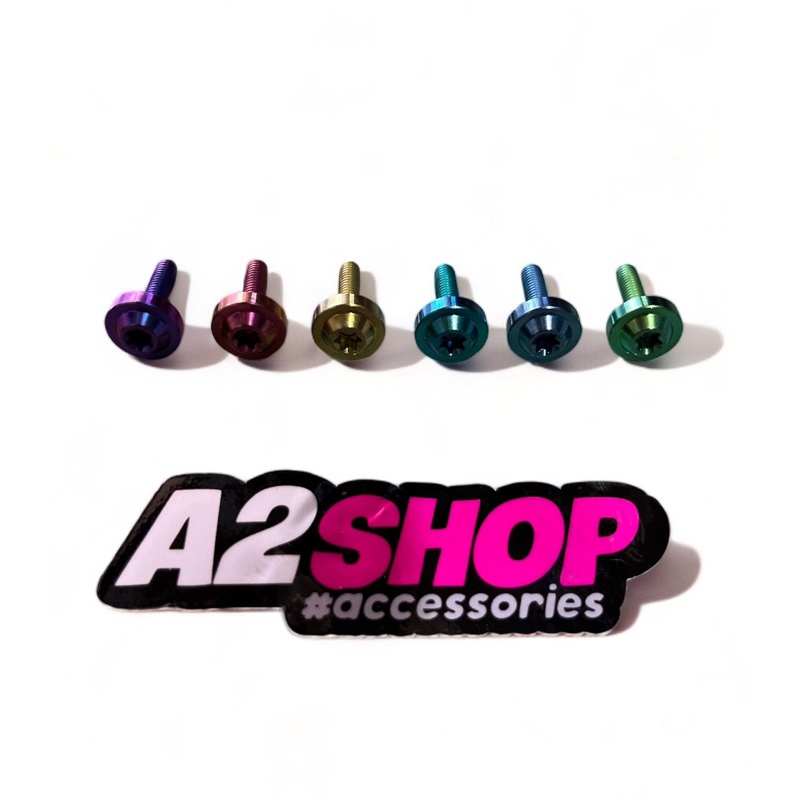 M4X15 4x15 TITANIUM BOLT ราคา 1 BOLT