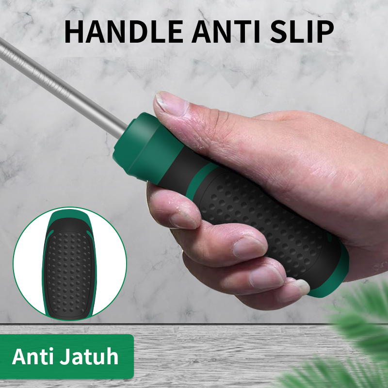 ID ISSKU SCREWDRIVER SET 2PCS MAGNETIC SCREWDRIVER + - MAGNETIC SCREWDRIVER SET เครื่องมือเปิดไม้