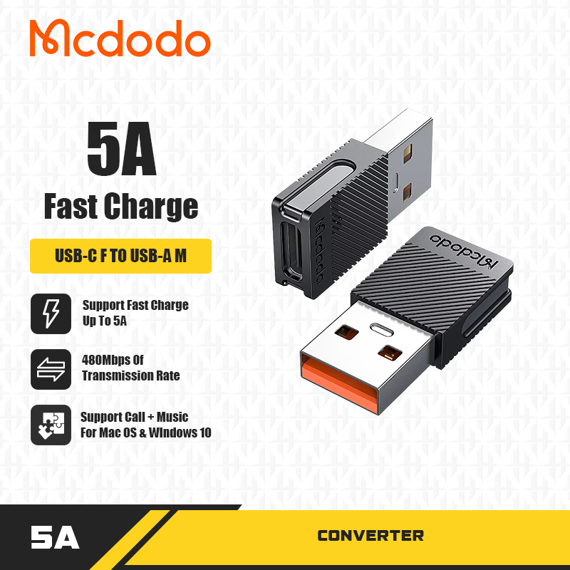 HIMTECH - อะแดปเตอร์แปลง MCDODO OT-6970 USB Type-C ตัวเมียเป็นพอร์ต USB-A ตัวผู้