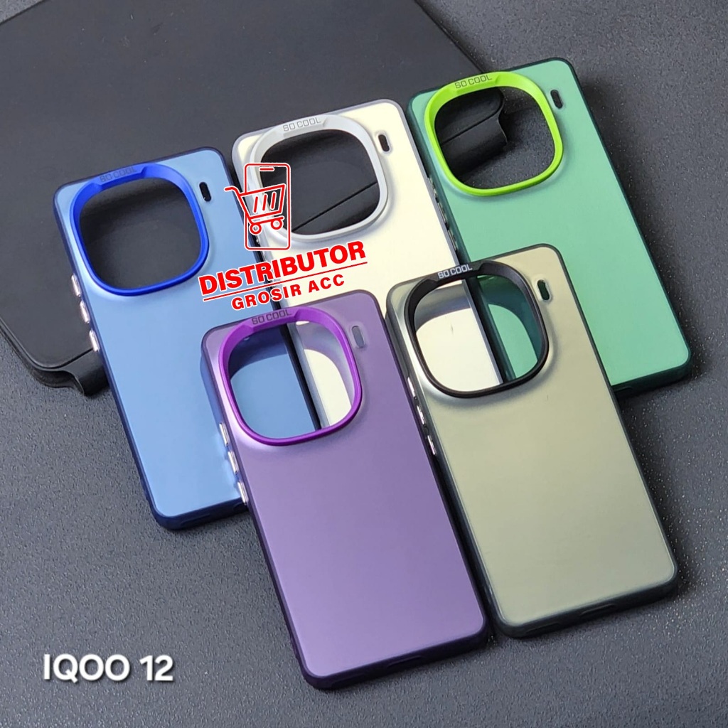 IQOO 12 CASE IMD HYBRID PLATE HOLOGRAM CASE SOCOOL IQOO 12 SC-1