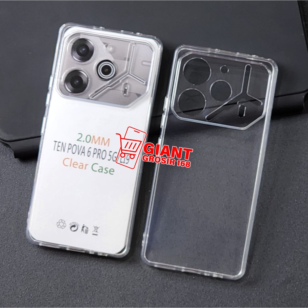 Tecno Pova 6 Pro 5G Case Clear HD Case Bening Tecno Pova 6 Pro 5G CH-01