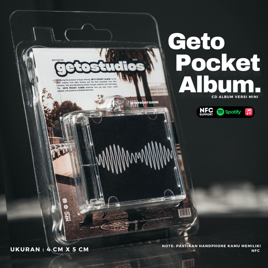 Arctic Monkeys NFC Pocket Mini Album - พวงกุญแจอัลบั้มขนาดเล็ก NFC - อัลบั้มซีดีขนาดเล็ก Gato Studios