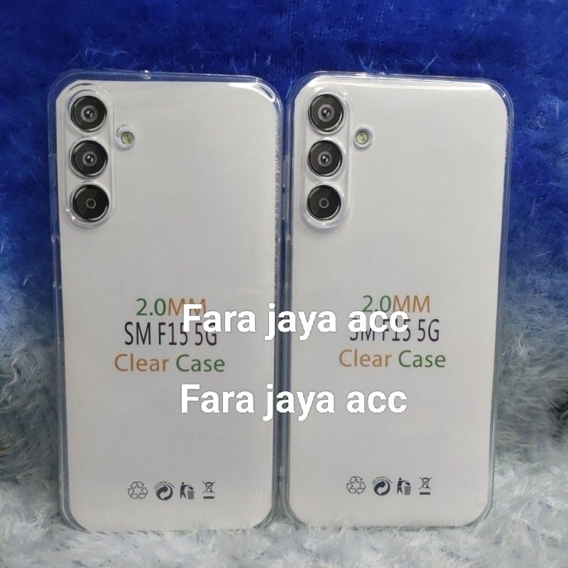 Original Space Transparent Soft Case Samsung M15 5G/F15 5G ซิลิโคน 2.0MM+กล้อง Protec