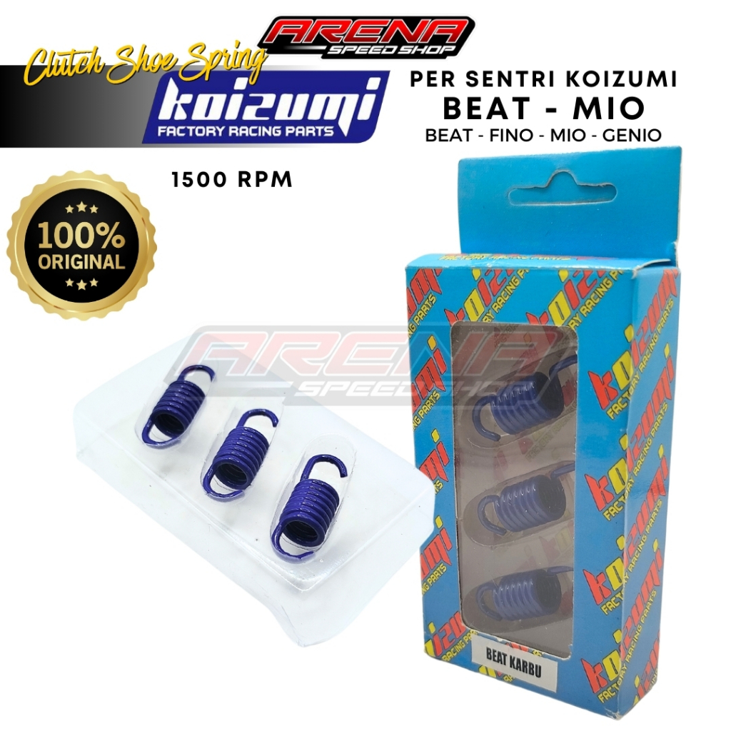 KOIZUMI สปริงคลัตช์คู่ Beat 1500 RPM - Original Koizumi Racing Mio Fino Scoopy Genio Sentri Spring