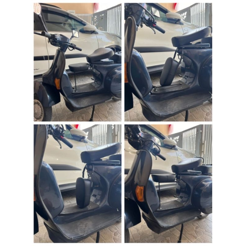 เบาะอานเพิ่มเติมสําหรับเบาะนั่งเด็ก vespa super sprint px excel vbb ฯลฯ แผ่นโฟมนุ่มเรียบง่ายสามารถพับเก็บได้ดีขายส่งขายปลีก