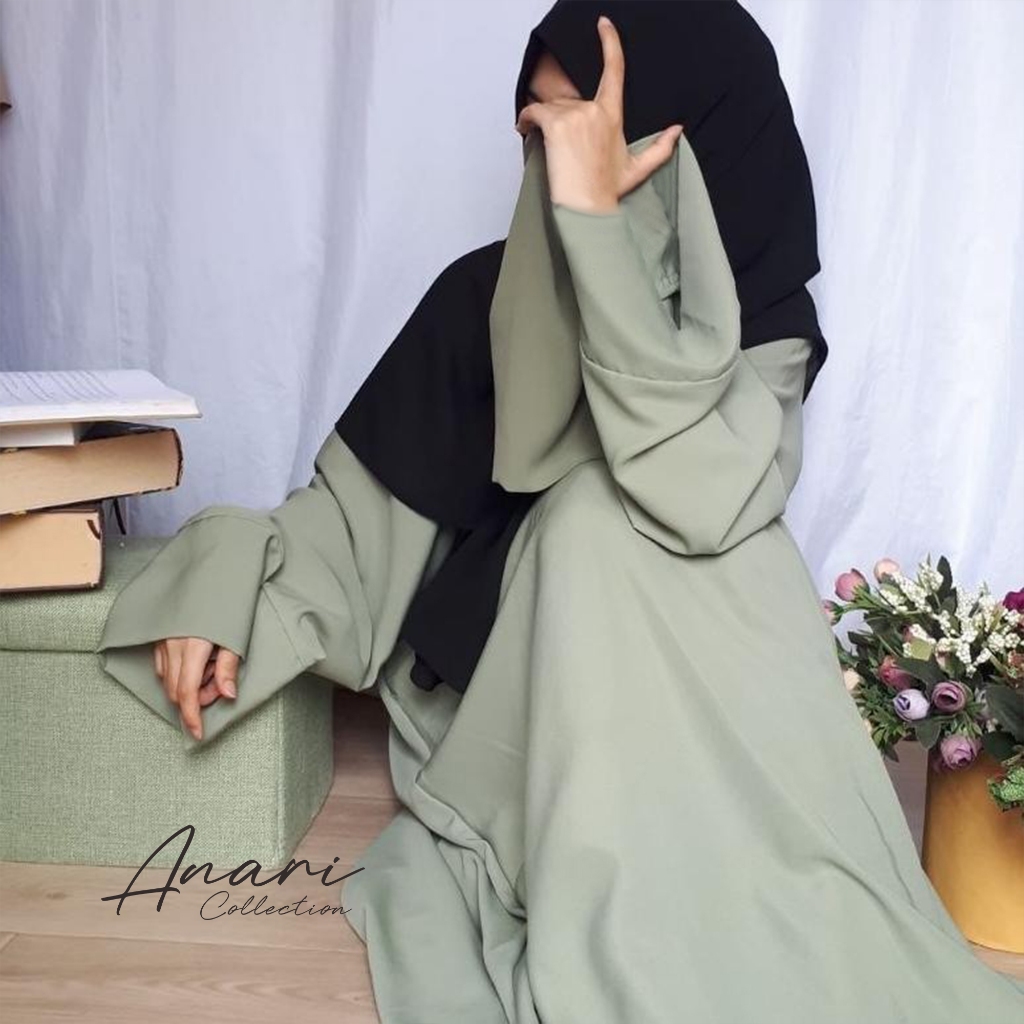 ชุด Abaya ดูไบสมัยใหม่ / ชุดเดรสพื้นฐานธรรมดาล่าสุดสําหรับผู้หญิงตุรกี / นักเรียนหญิง wolfis