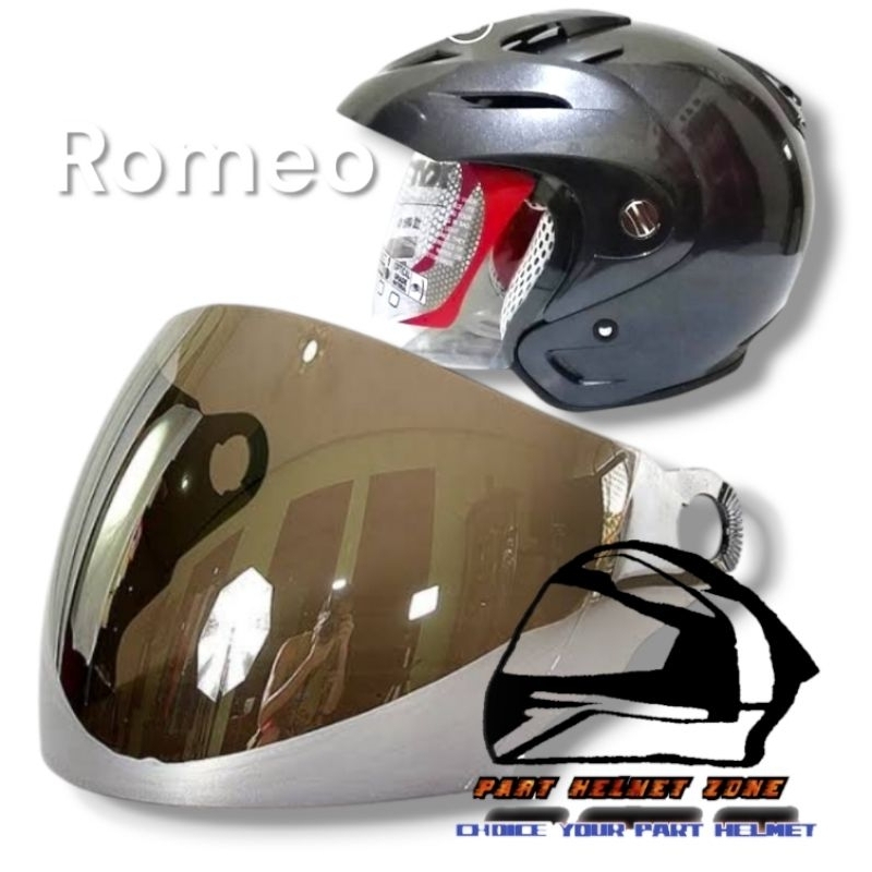 (NDR-1) ชิวหมวกกันน็อค KYT Romeo ทุกรังไข่ || หมวกกันน็อค KYT Visor