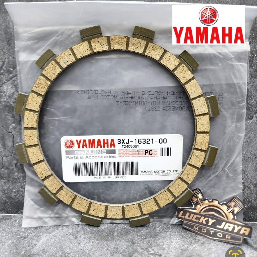 แผ่นคลัทช์ Yz 125 Yz125 ของแท้ 1 ชิ้น 3XJ-16321-00