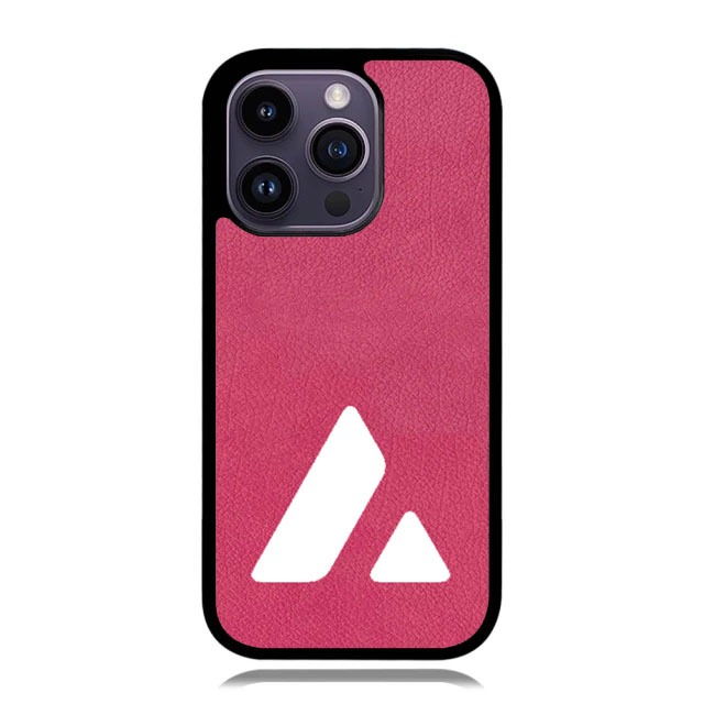 AVAX Case iPhone 15 14 13 12 11 Mini Plus Pro Max TPU Protection Custom Crypto AVALANCHE Token Coin